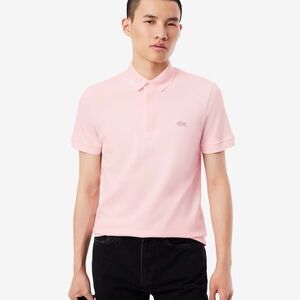 Lacoste Men's Light Pink Short-Sleeve Polo